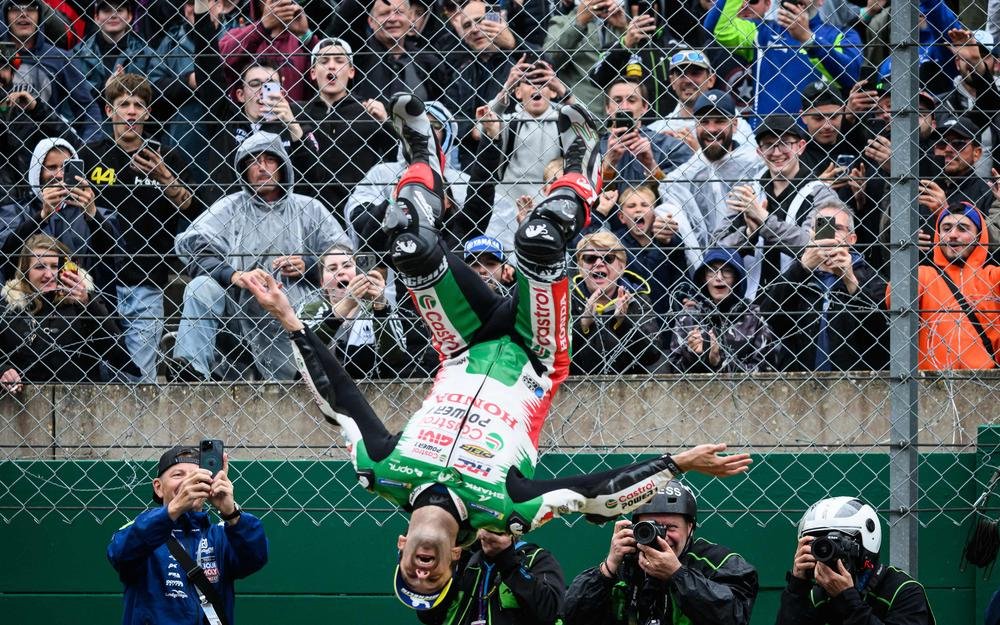 Johann Zarco vainqueur au Mans